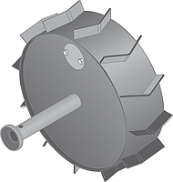Грунтозацепы (колесо) Целина МБ, Каскад к-т из 2х штук 450х150х30 мм