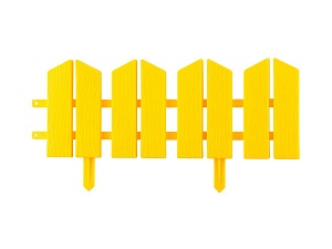 Бордюр декоративный GRINDA "ЛЕТНИЙ САД", 16х300см, желтый  422225-Y