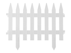 Забор декоративный GRINDA "КЛАССИКА", 28x300см, белый  422201-W