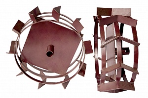Грунтозацепы (колесо) МКМ ''Салют'' к-т из 2х штук 430*160мм (круг 34)