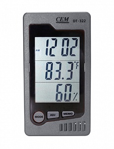 Измеритель влажности воздуха Cem DT-322