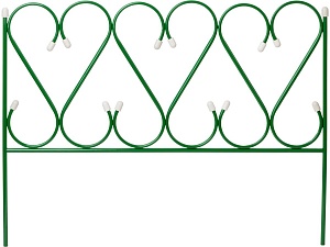 Забор декоративный GRINDA "РЕНЕССАНС", металлический, 50x345см  422263